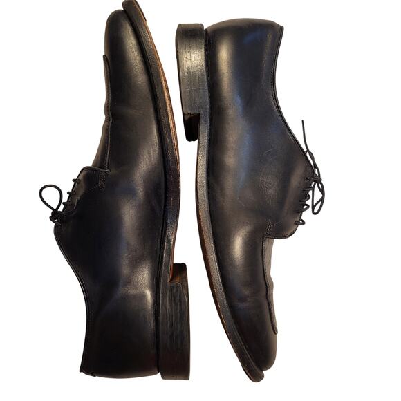 Allen Edmonds Delray black leather split-toe blucher dress shoes size 10 main image 6